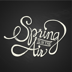 SPRING AIR - quote on blackboard - 62688258