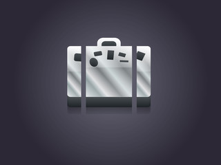 3d Vector illustration of bag icon