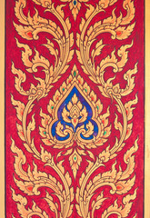 Traditional Thai style painting art