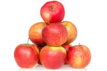 Pyramid of red apples
