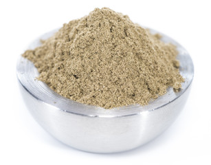 Sage Powder (isolated on white)