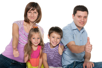 Obraz premium Successful family