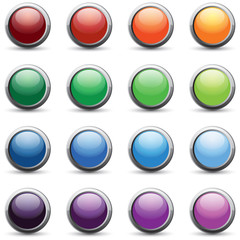 16 color web buttons