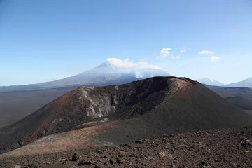 Crédence de cuisine en verre imprimé Volcan Потухший вулкан