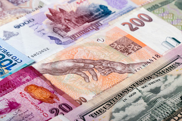 Currencies of different countries