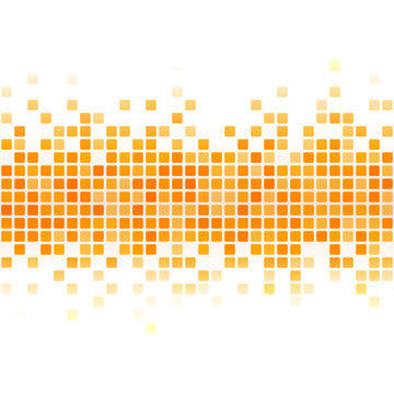 Abstract Yellow Pixel Background.