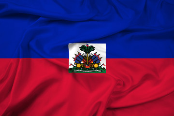 Waving Haiti Flag