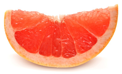 Slice of grapefruit