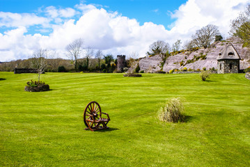 decorative wooden wheel
