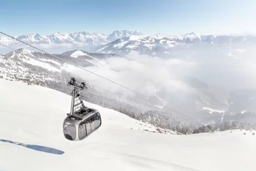 Foto op Plexiglas Ski area Zell am See/Kaprun, Austria © mRGB