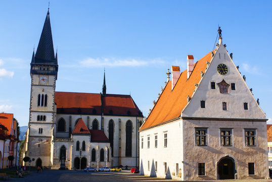 Town Square of Slovakian Bardejov