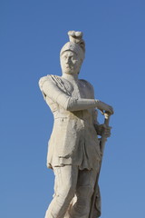 Fototapeta na wymiar Statua Oliwa Clisson - Nantes