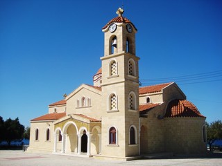 Obraz premium church on cyprus