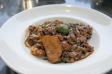 Char Kway Teow Noodle Dish