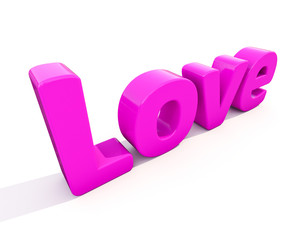 3d word love