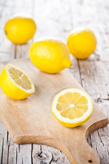 Fototapeta na wymiar fresh lemons