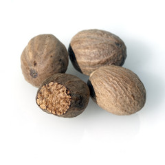 Muskat,  Muskatnuesse, Myristica, fragrans,