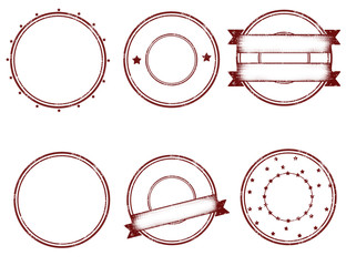 Set of grunge rubber stamps, vector illustration
