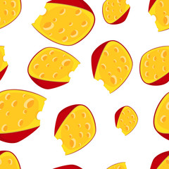 cheese seamless pattern