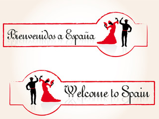 Fototapeta premium Welcome to Spain