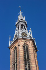Fototapeta na wymiar Spire of the Jozef Cathedral in Groningen