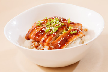 eel on rice,unaju, japanese unagi cuisine