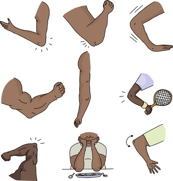 Various Human Elbows