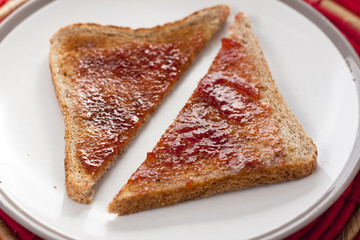 Toast and jam