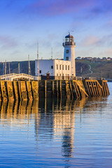 Sunset over Scarborough Lighthouse
