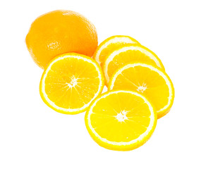 Oranges Isolated on White Background