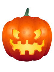 Halloween Pumpkin Face 002