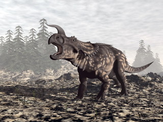 Einiosaurus dinosaur - 3D render