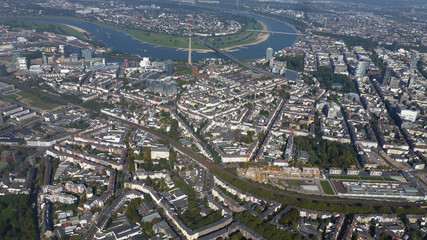 Düsseldorf Luftaufnahme