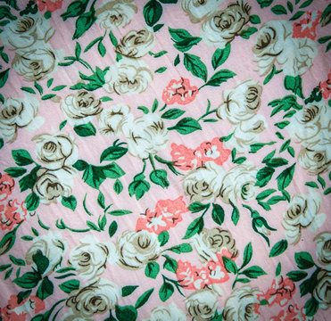 Rose cotton texture