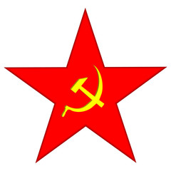 Communist red star