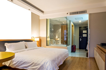 interior of modern hotel