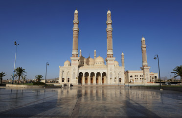 Fototapeta na wymiar Jemen. Sana. Saleh meczet