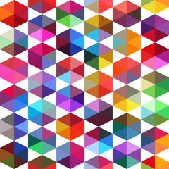 Pattern of geometric shapes. Triangles.Geometric background. Cop - 62714236