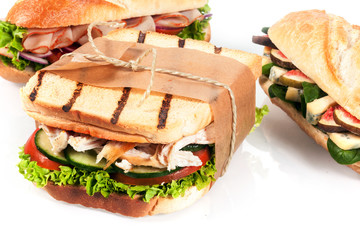 Choice of delicious fresh lunchtime sandwiches