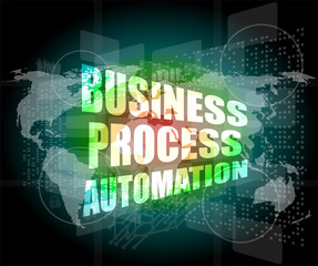 business process automation interface hi technology