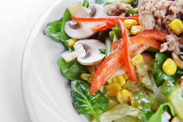 fresh chopped tuna salad
