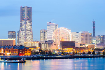 Fototapeta na wymiar Yokohama Skyline