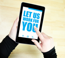 Let Us Work For You