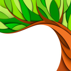 Summer tree background