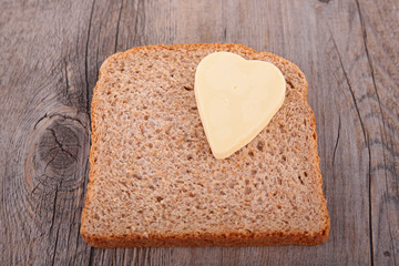 bread toast and butter