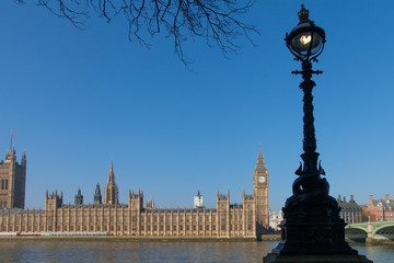 Fototapeta na wymiar Houses of parliament, London.
