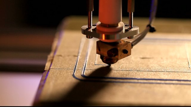 Printing with Plastic Wire Filament on 3D Printer
