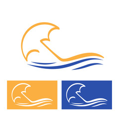 Vector Logo Beach