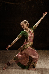 Indian classical dance Bharatanatyam dancer