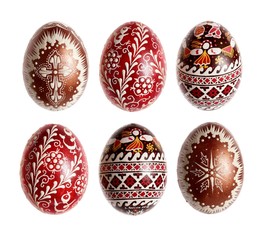 Fototapeta Hand painted Easter eggs obraz